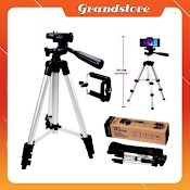 Chân Đế Giá Đỡ Điện Thoại, Máy Ảnh, Máy Chiếu, Webcam Gậy Tripod 3 Chân Tf - 3110 Chụp Hình, Quay Phim, Livestream, Selfie