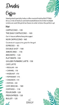 The Daily menu 1