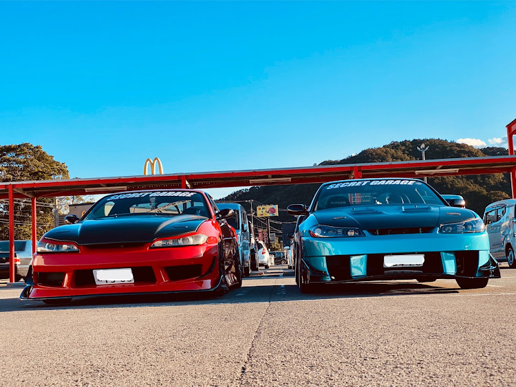 シルビアのドライブ・双子でシルビア・車高短・スポーツカー女子に関するカスタム事例の投稿画像2枚目