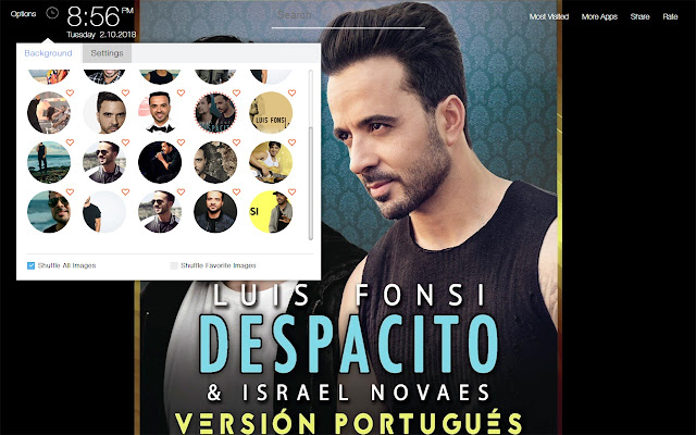 Luis Fonsi Wallpapers FullHD New Tab