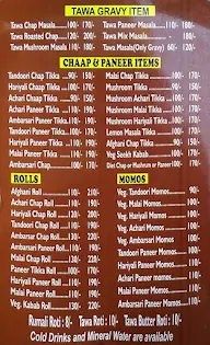 Mast Punjabi Chap Corner menu 2