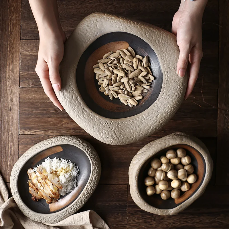 Japanese Ceramic Creative Bowl Cooking Cutlery Elevate your culinary creations with this innovative bowl. Perfect for co