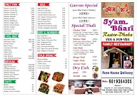 Jyam Bhari Resto Dhaba menu 1