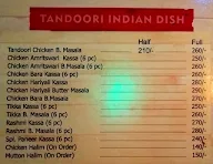 Hotel Taaj menu 8