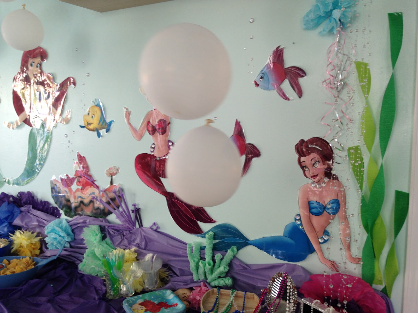 Little Mermaid Birthday Party Ideas & Inspiration - Crafty Party Girls