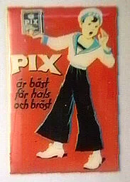 Reklamskylt Pix