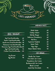 Cafe Karunadu menu 4