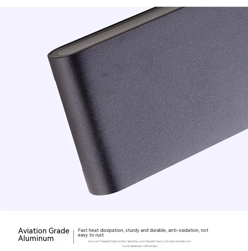 Simple LED Outdoor Waterproof Wall Lamp. Durable and weather-resistant exterior wall lighting. Easy to install and perfe