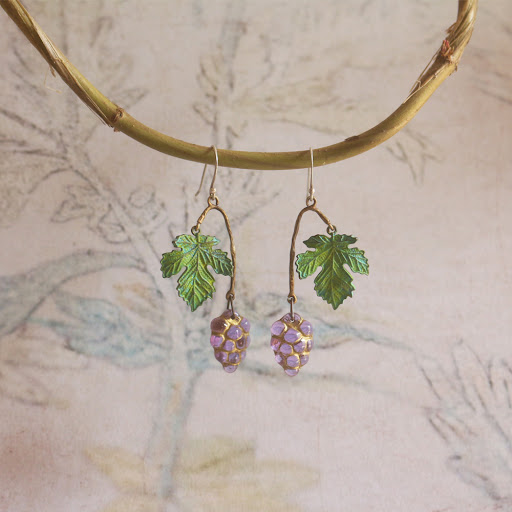 Title 1, Grape Vine Vintage Verdigris Old Grape Glaze Ea...