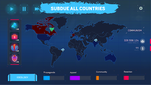 Screenshot Ideology Rush - Political game