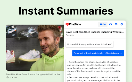 ChatTube - Chat with any YouTube video