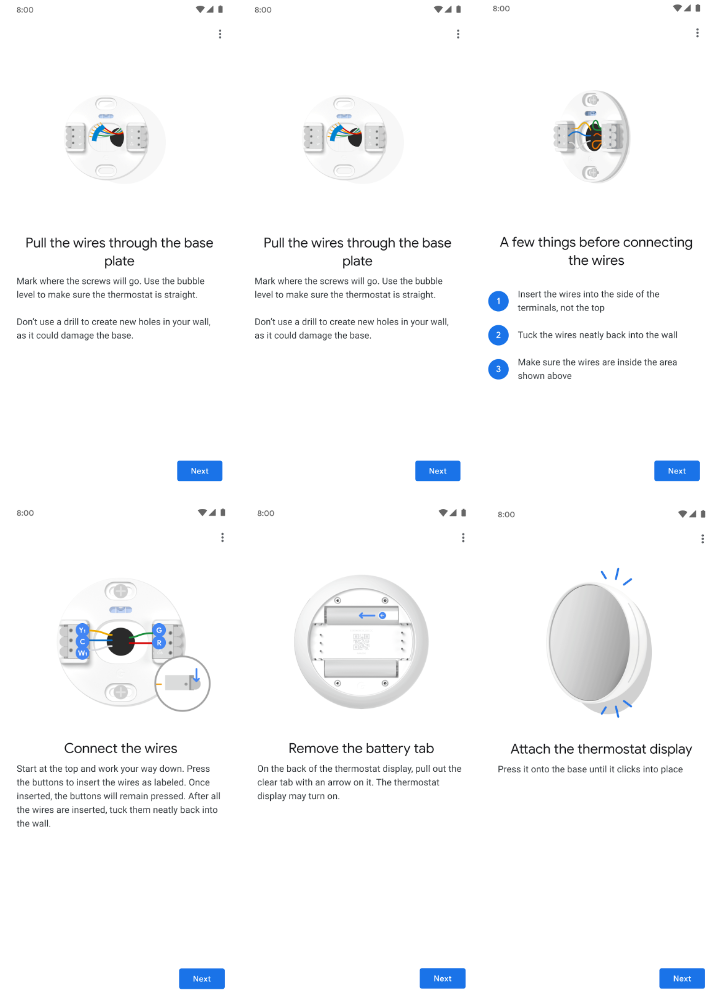 Nest thermostat wiring instructions