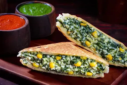 Jain Spinach Corn Sandwich