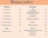 Bhature Walas menu 1