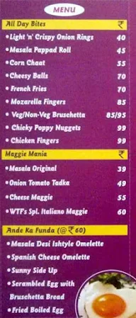 WTF - What The Food menu 3