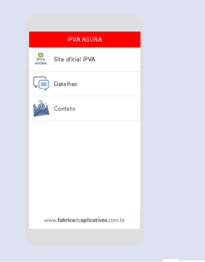 Android application IPVA AGORA screenshort