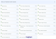 Vaishali Cafe Sweets menu 1