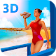 Plage de Sauvetage équipe 3D icon