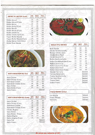 Empire Restaurant menu 5