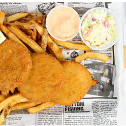 Crab Cakes & Chips