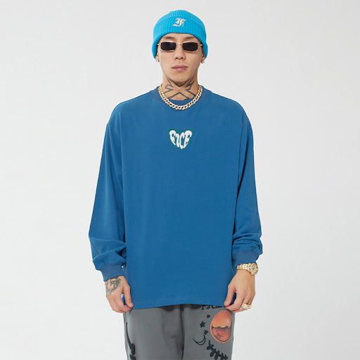 Title 8, Mens loose casual cotton lined long sleeve bot...