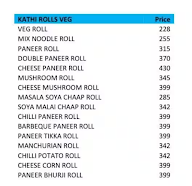 Chatora Club menu 1