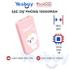 Sạc Dự Phòng Mini 10000Mah Yoobao P10W - Sạc Đồng Thời 2 Thiết Bị - Kèm Đèn Led - Hàng Chính Hãng - Bảo Hành 12 Tháng