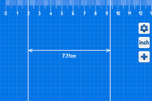 Ruler Blueprint - Cm Inches