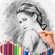 Color Pencil Sketch Pic Editor  Icon