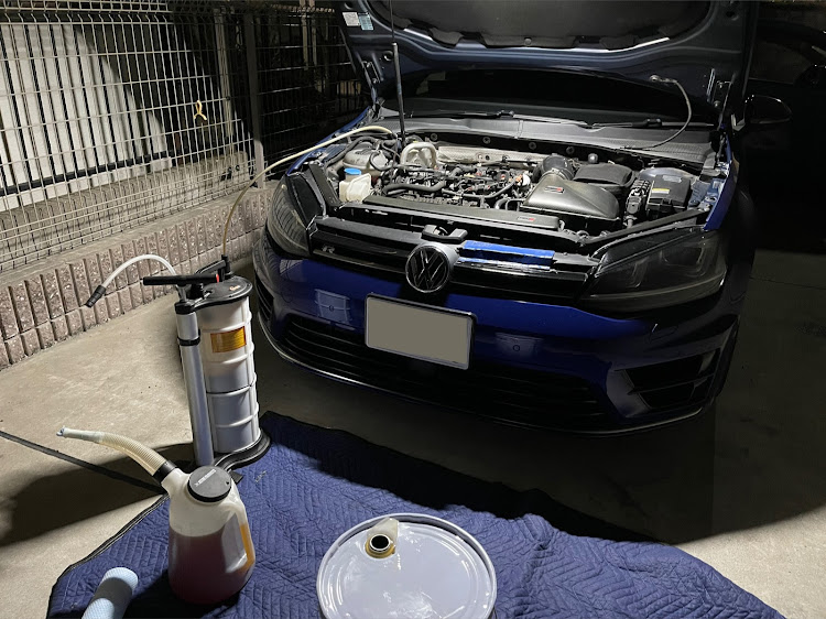 だーさんが投稿したゴルフR・オイル交換に関するカスタム事例の投稿画像1枚目