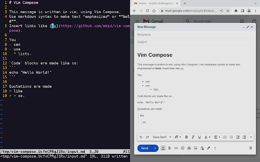 Vim Compose