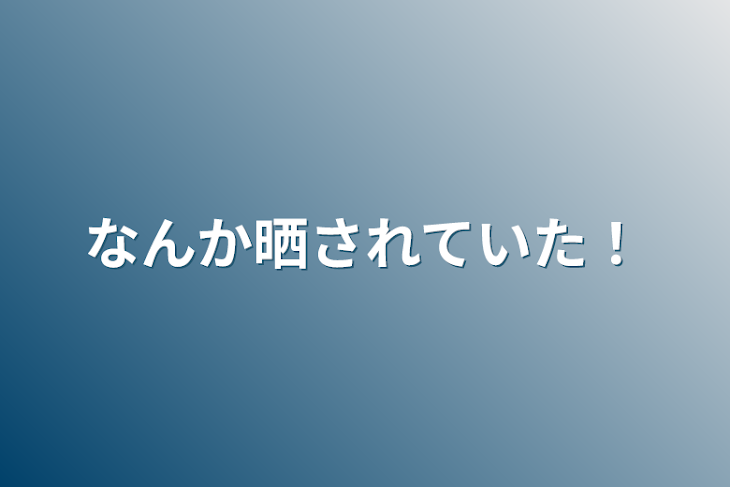 「なんか晒されていた！」のメインビジュアル