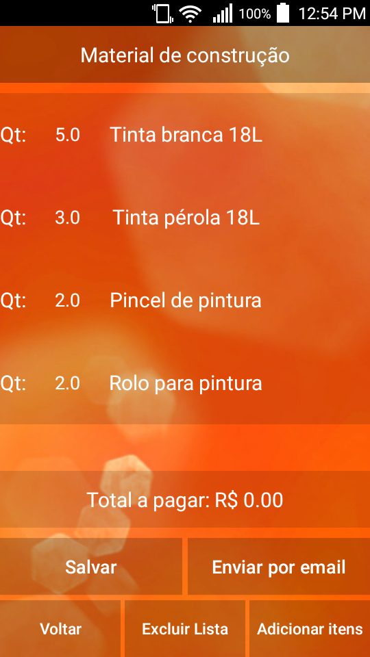 Android application All List screenshort