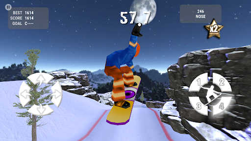 Screenshot Crazy Snowboard