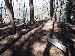 釜ヶ谷山登山道と合流