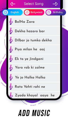 Lyrical Photo Video Maker with Music Status Video