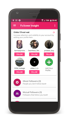 Unfollowers & Ghost Followers (Follower Insight)のおすすめ画像4
