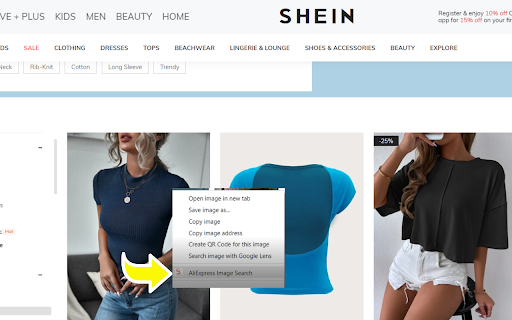 SHEIN To AliExpress Search By Image