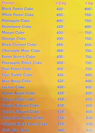 Cake Street menu 1