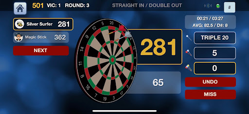 Screenshot BT-Darts | Darts Score Counter