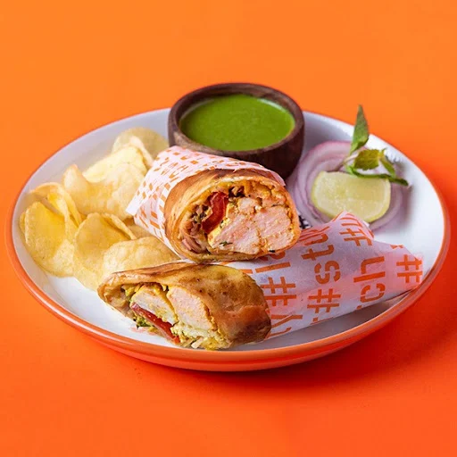 Aachari Paneer Tikka Roll