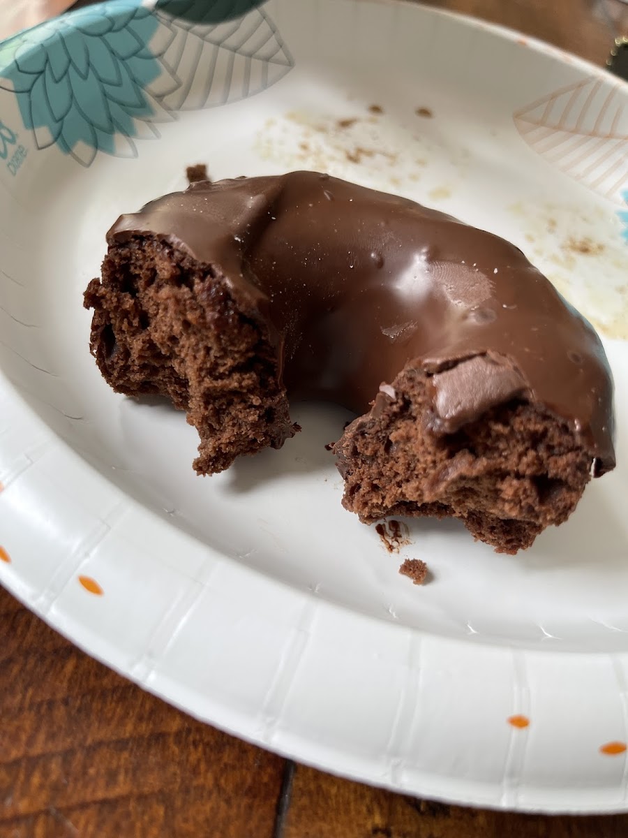 Double chocolate donuts