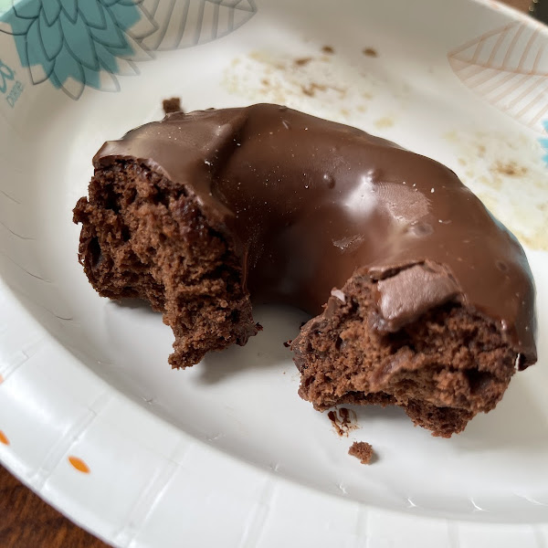 Double chocolate donuts