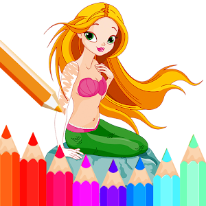 Download Little Mermaid Coloring Book For PC Windows and Mac