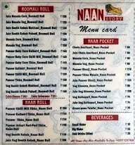 Naan Story menu 1