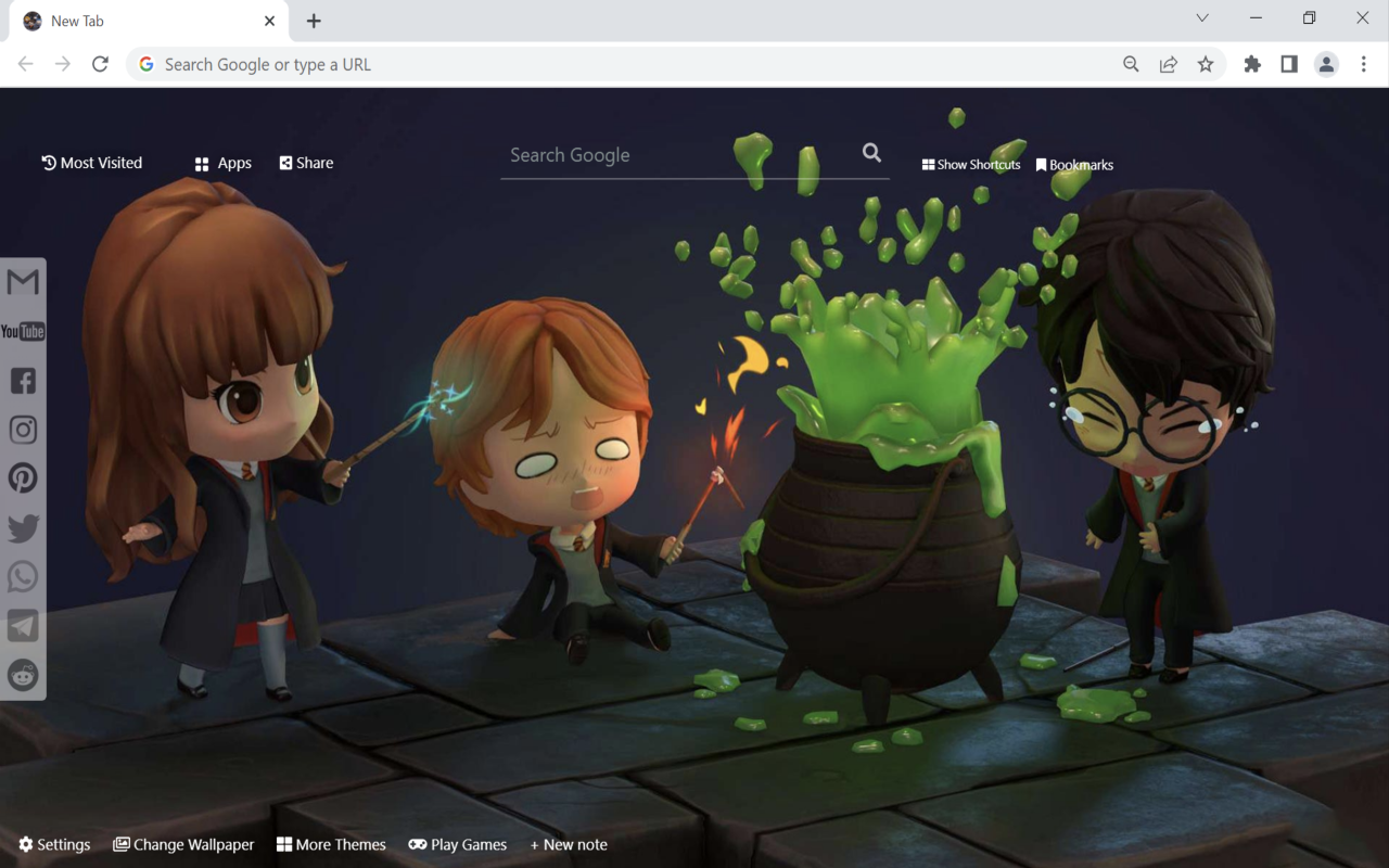 Harry Potter Chibi Wallpaper Preview image 3