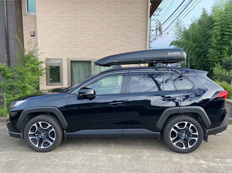 RAV4の夏休みの工作・ルーフボックス・ルーフバー・rav4・innoに関するカスタム事例｜車のカスタム情報はCARTUNE