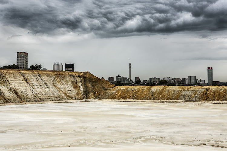 An abandoned gold mine in Johannesburg.