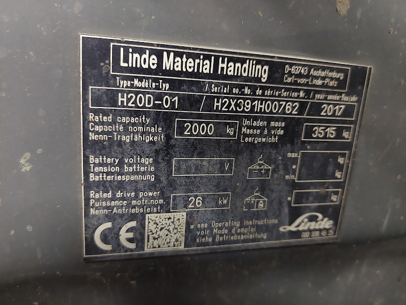 Picture of a LINDE H20D-01