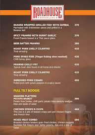 Roadhouse menu 3